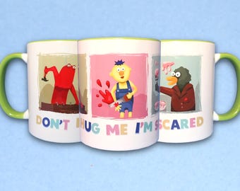 DIY Disaster 11oz Mug - White with Green Inside – Don't Hug Me I'm Scared