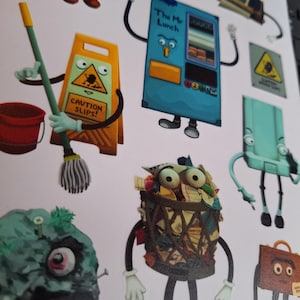 Hoja de pegatinas &quot;No me abraces, tengo miedo&quot;, tamaño A5, para rellenar medias, DHMIS, para ventanilla de coche