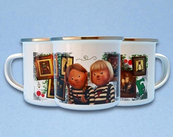 Lily and Todney Camping Mug Cup Don't Hug Me I'm Scared DHMIS
