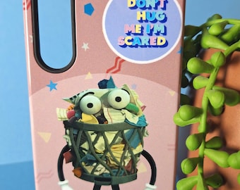 Don't Hug Me I'm Scared -  Bin Character Tough Phone Case Galaxy S23 Samsung Pink