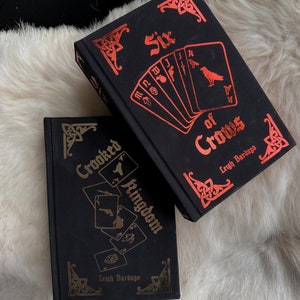 Custom Special Edition Book Rebind of Six of Crows and Crooked Kingdom