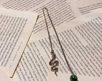 Kettingbladwijzer met heks/spookachtig/romantisch/gotisch geïnspireerde bedels