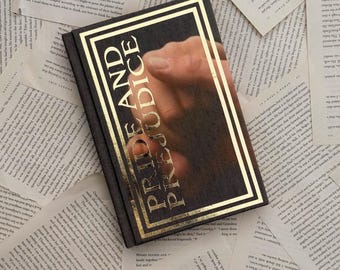 Edición especial personalizada reencuadernada del libro Orgullo y prejuicio