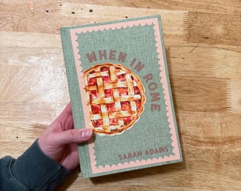 Edición especial personalizada reencuadernada del libro "Cuando en Roma"