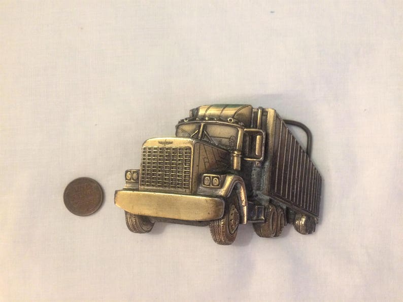 Mack Trucks 3D Design Metal//Enamel Belt Buckle