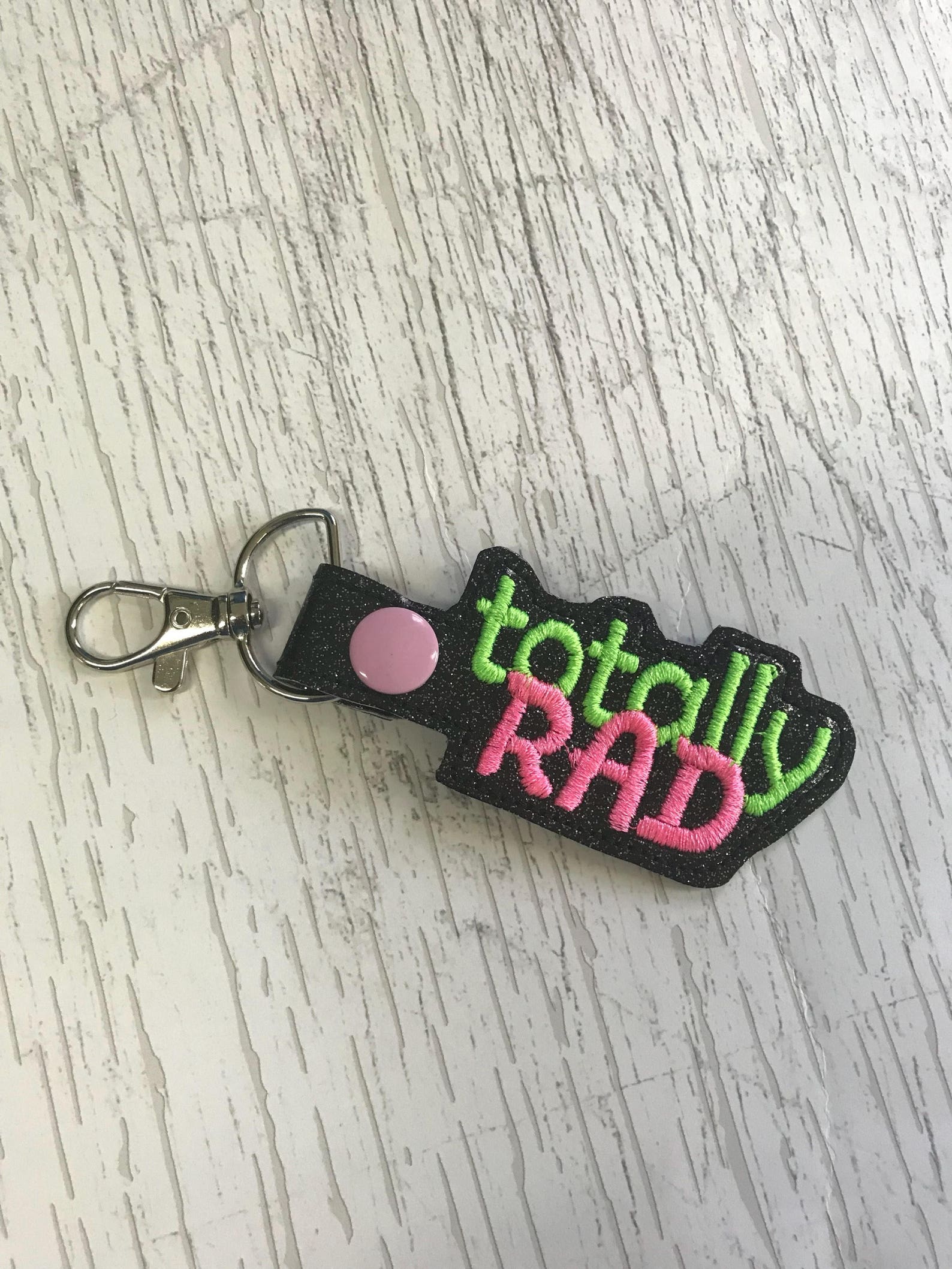 Totally Rad Key Fob Key Chain Zipper Pull Etsy