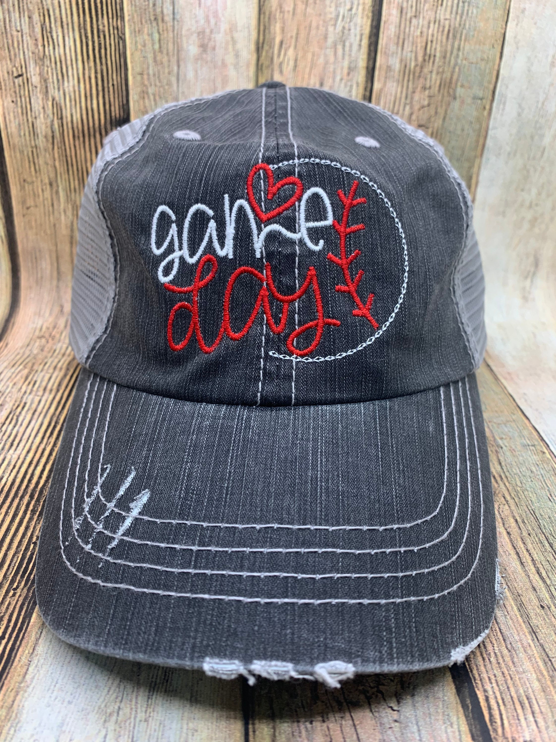 Game Day Baseball Trucker Hat | Etsy