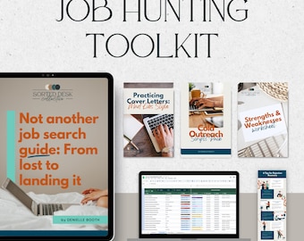 Toolkit voor banenjacht | Baanzoekbundel | Applicatietracker | Sjablonen voor cv's en sollicitatiebrieven | Sollicitatiegids | ChatGPT-prompts