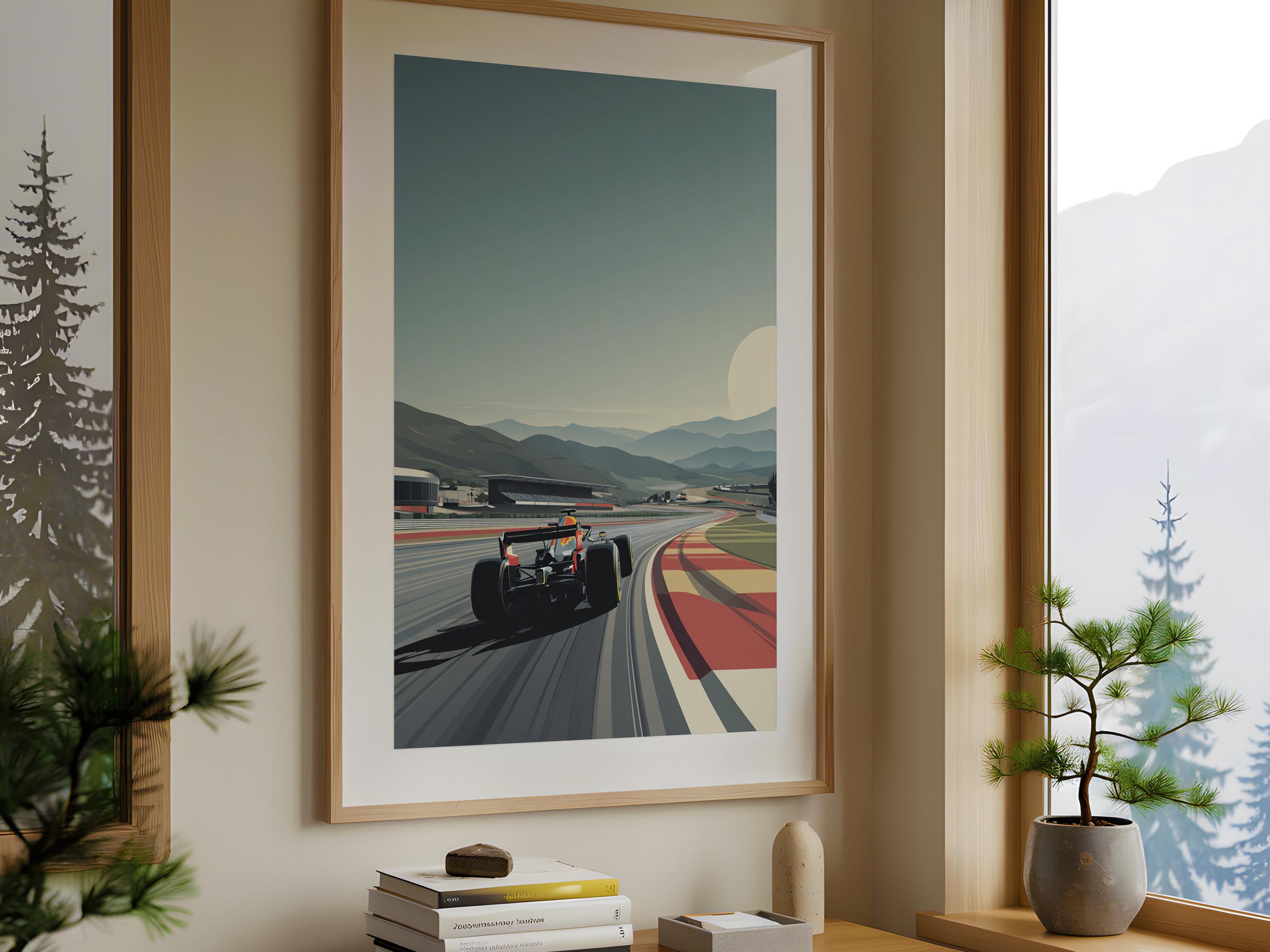 Formula One Car Racing Poster Formula One Racing Poster: Vintage F1 Grand Prix Car Art | F1-43 - Etsy