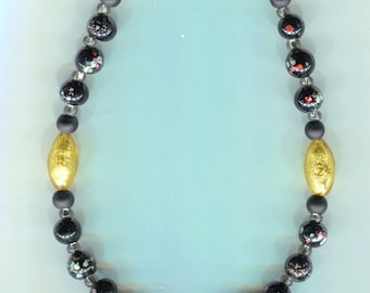 Vintage Venetian Murano Glass Beads Millefiori Necklaces 18-21" 3 Colors N1080