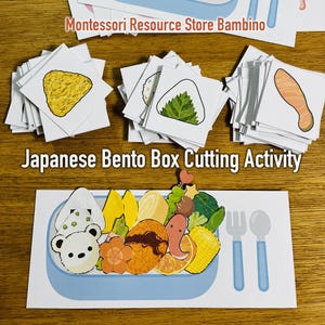 Japanische Bento Box Schneideaktivität