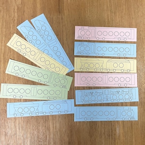 Sticker Sheet - Anschluss von Zügen