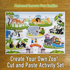 Create Your Own Zoo! – Cut and Paste Activity Set
