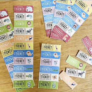 Zoo Ticket Tearing: Eine lustige Feinmotorik Aktivität für Kinder