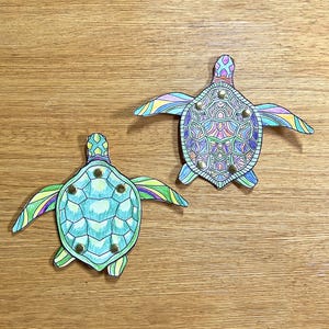 Farbe & Montieren! Schildkröten-Splint-Aktion