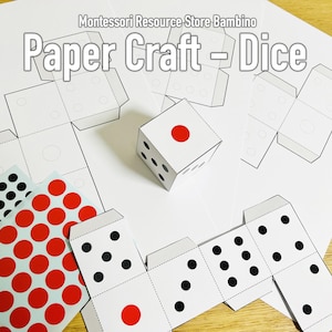 Papierkunst - Würfel