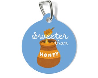 Etiqueta para mascotas Silly Goose: etiqueta de identificación personalizada para perros o gatos