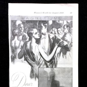 1929 Djer-Kiss Parfum Vintage Werbung, Werbegrafik, Zeitschriften-Werbung, Parfüm, Print-Werbung, 20er Jahre Mode, großartig zum Einrahmen.