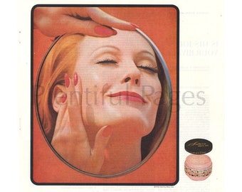 1960 Dorothy Gray Vintage Ad, Satura, 1960's Beauty, Retro Beauty, Advertising Art, 1960's Fashion, Retro Beauty Cream, Great for Framing.