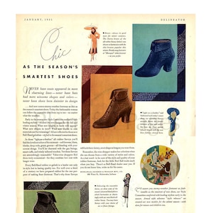 1931 Ball Band Shoes Vintage Ad, 1930's Fashion, Retro Fashion, 1930's Shoes & Boots, Advertising Art, Retro Ad, Vintage Fashion. image 1