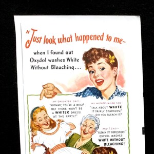 1946 Oxydol Vintage Ad, Advertising Art, 1940's Laundry, Magazine Ad ...