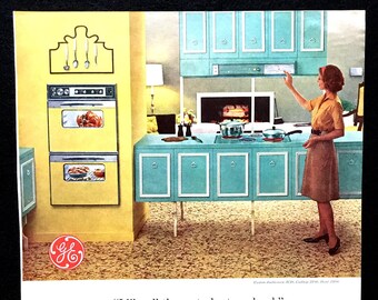 1963年ゼネラル・エレクトリック・クックセンター広告、ヴィンテージ