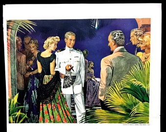 1943 Webster Cigars Ad, WWII Era Magazine Print