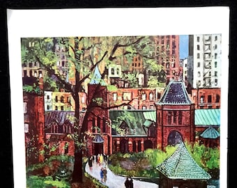 1945 De Beers Diamond Ad, Church of the Transfiguration, Vintage Print