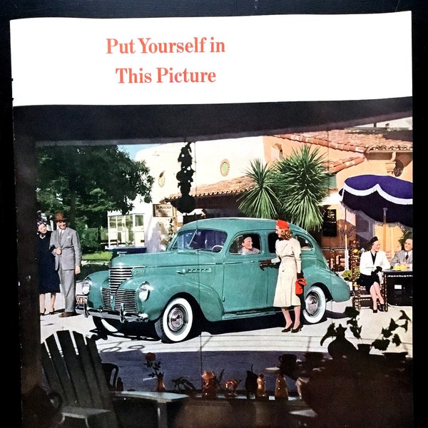 1939 DeSoto Vintage Ad, Advertising Art, Magazine Ad, Print Ad, 1930's Fashion, Retro Car Ad, Great to Frame.