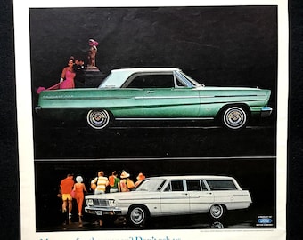 Anuncio de Ford de 1964, impresión de revista vintage (10,5 x 13,5)
