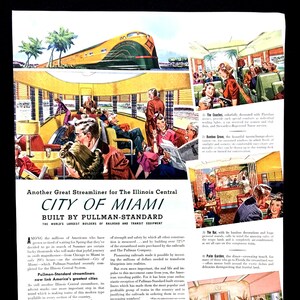 1941 Pullman-Standard Streamliners Vintage Ad, Werbekunst, Züge, Zeitschriften-Werbung, Werbung, Print-Werbung, großartig zum Einrahmen.