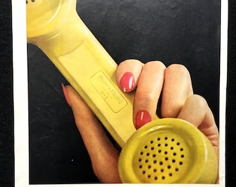 Pubblicità Western Electric del 1959, Bell Telephone, stampa su rivista