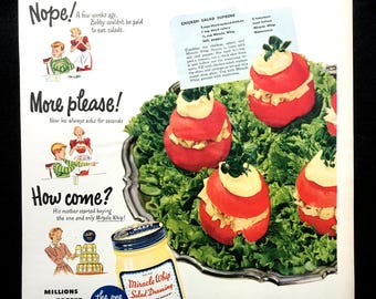Vintage 1970s Era 3 Piece Lot of Kraft Mayonnaise With Label and 2