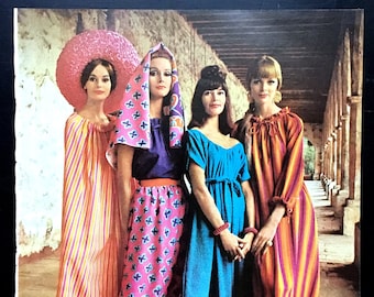 1964 Vintage Fashion Image, 1960&#39;s Fashion, Fashion Photography, 1960&#39;s Dresses, Great for Framing or Collage.