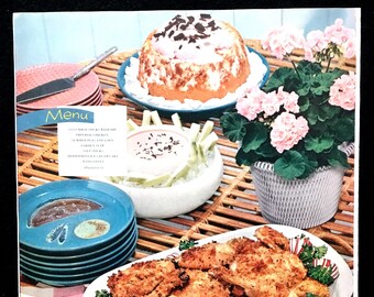 1950s McCall's Imperial Chicken Recipe, Vintage Kitchen Print