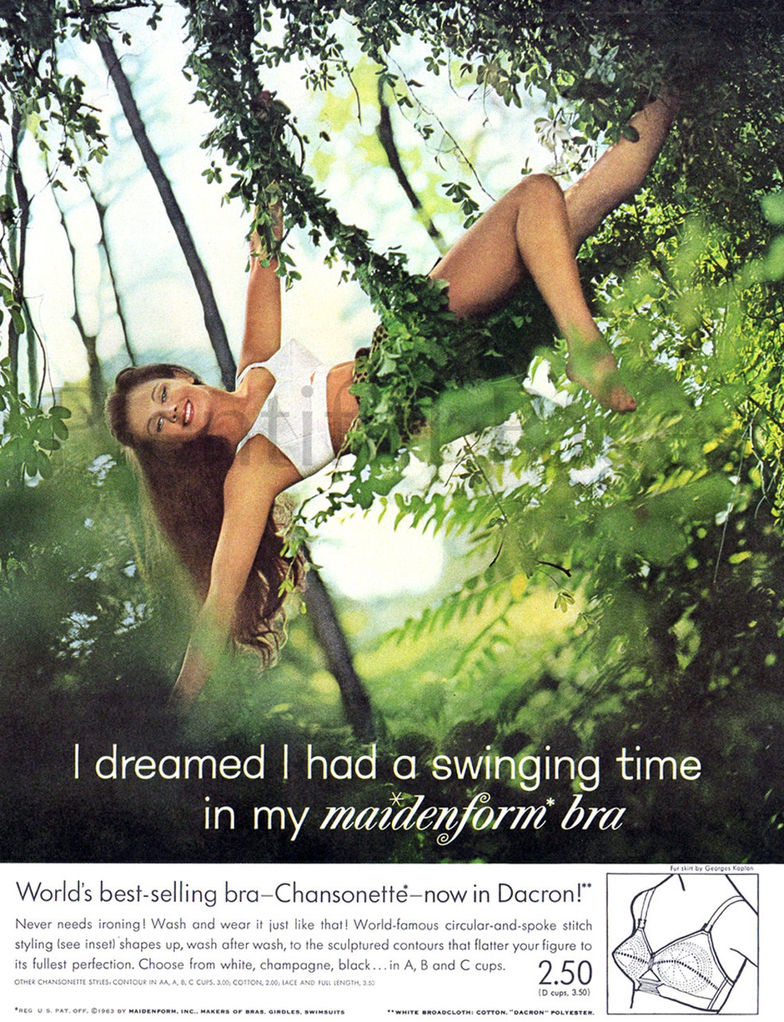 1963 Maidenform Bra Vintage Ad Advertising Art Magazine Ad Etsy