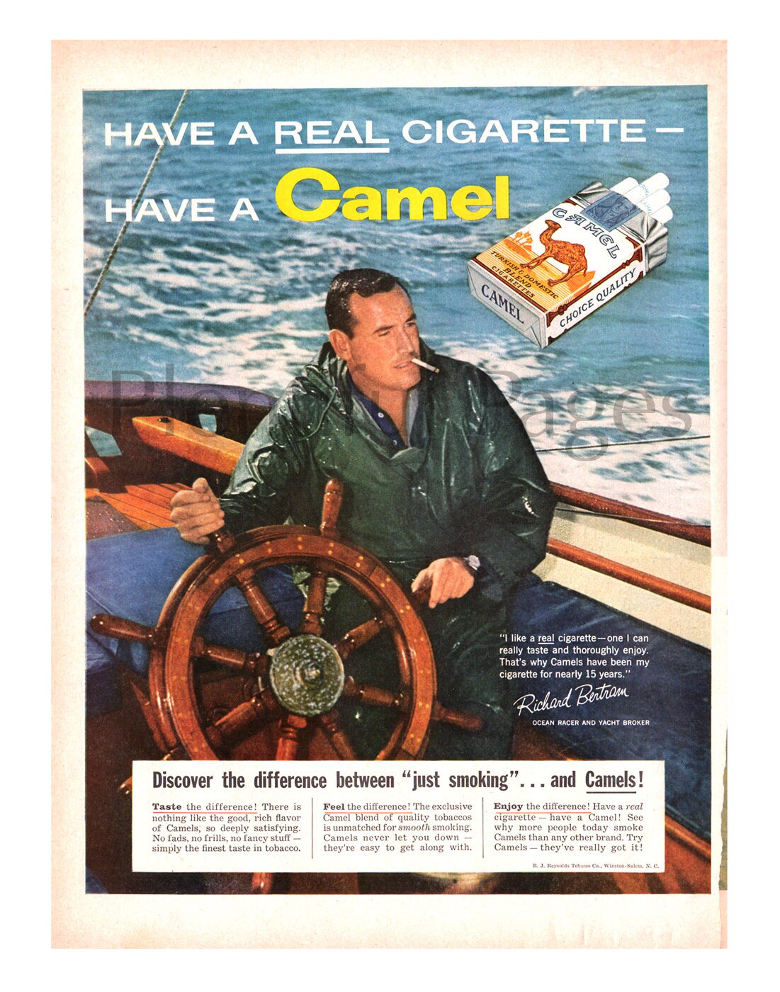 1957 Camel Cigarettes Vintage Ad Advertising Art Retro | Etsy