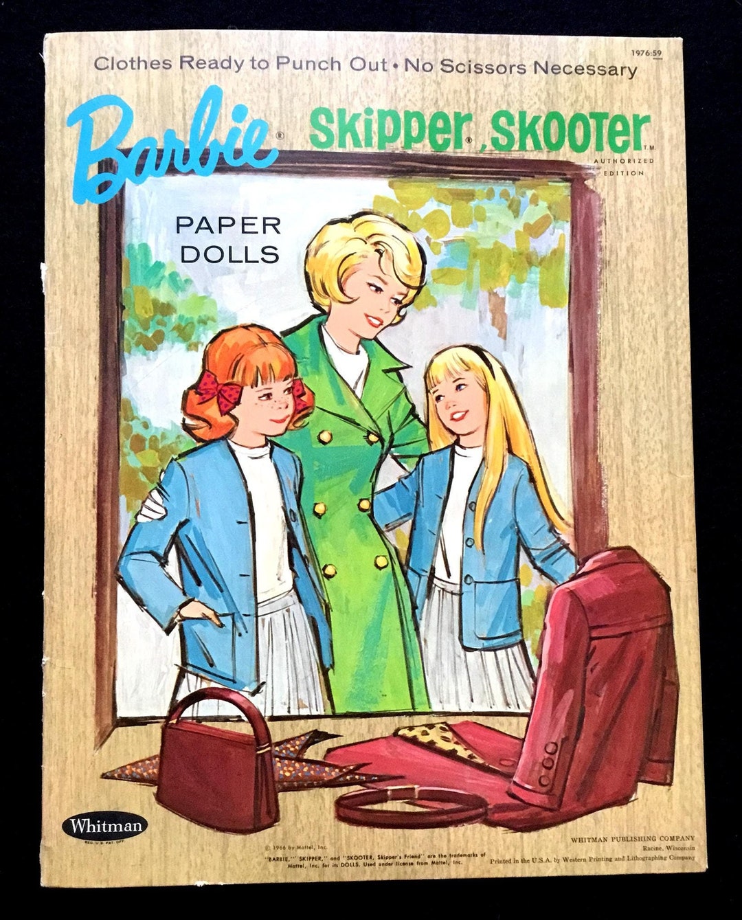 Poupées Skipper Et Skooter – Pack Mode Junior 1964 (vintage, Neuf)