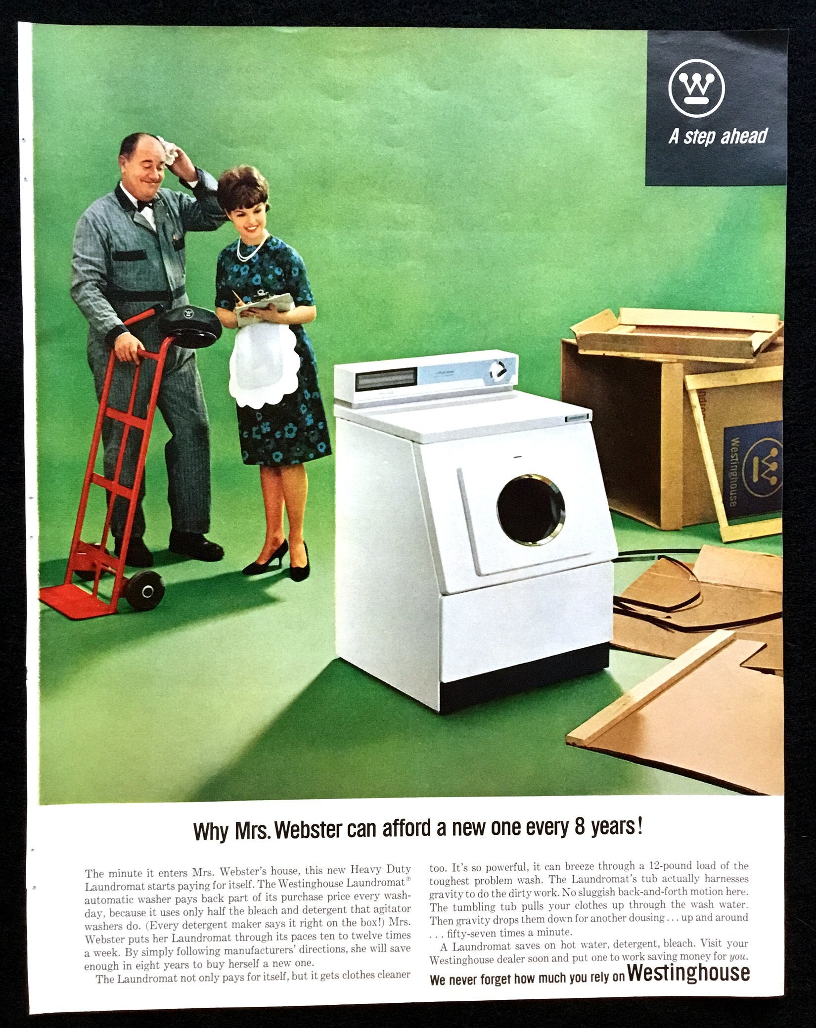 60s Niagara Spray Starch Ad Vintage Laundry Room Ad Retro Ironing