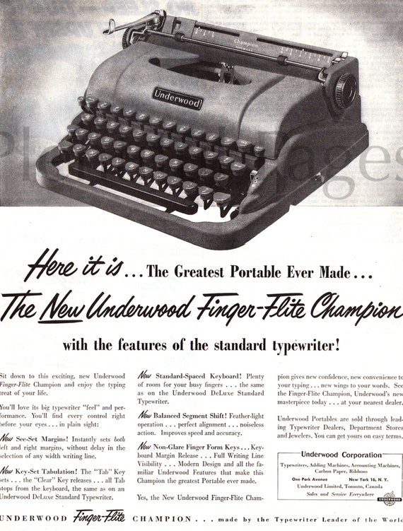 kids' typewriters  The Vintage Toy Advertiser