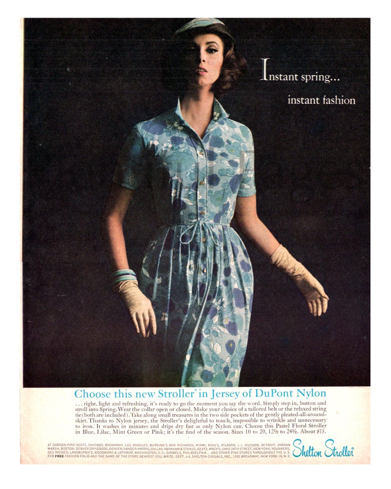 Magazine Ad Dresses Set of Two Great to 