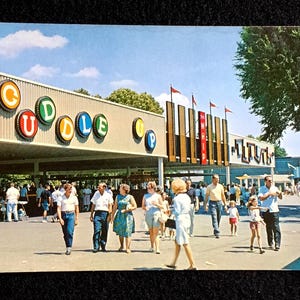 Carte postale vintage de Coney Island, Cincinnati, Ohio, carte postale à collectionner, souvenir vintage, parc d'attractions, idéale pour l'encadrement.