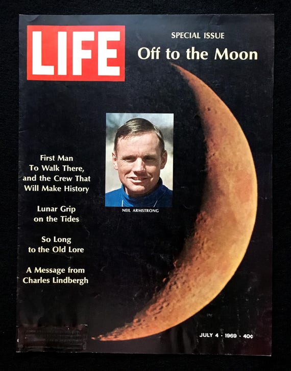 LIFE雑誌 1969年特別号 アポロ8号 地球の出 人類によって撮影された月