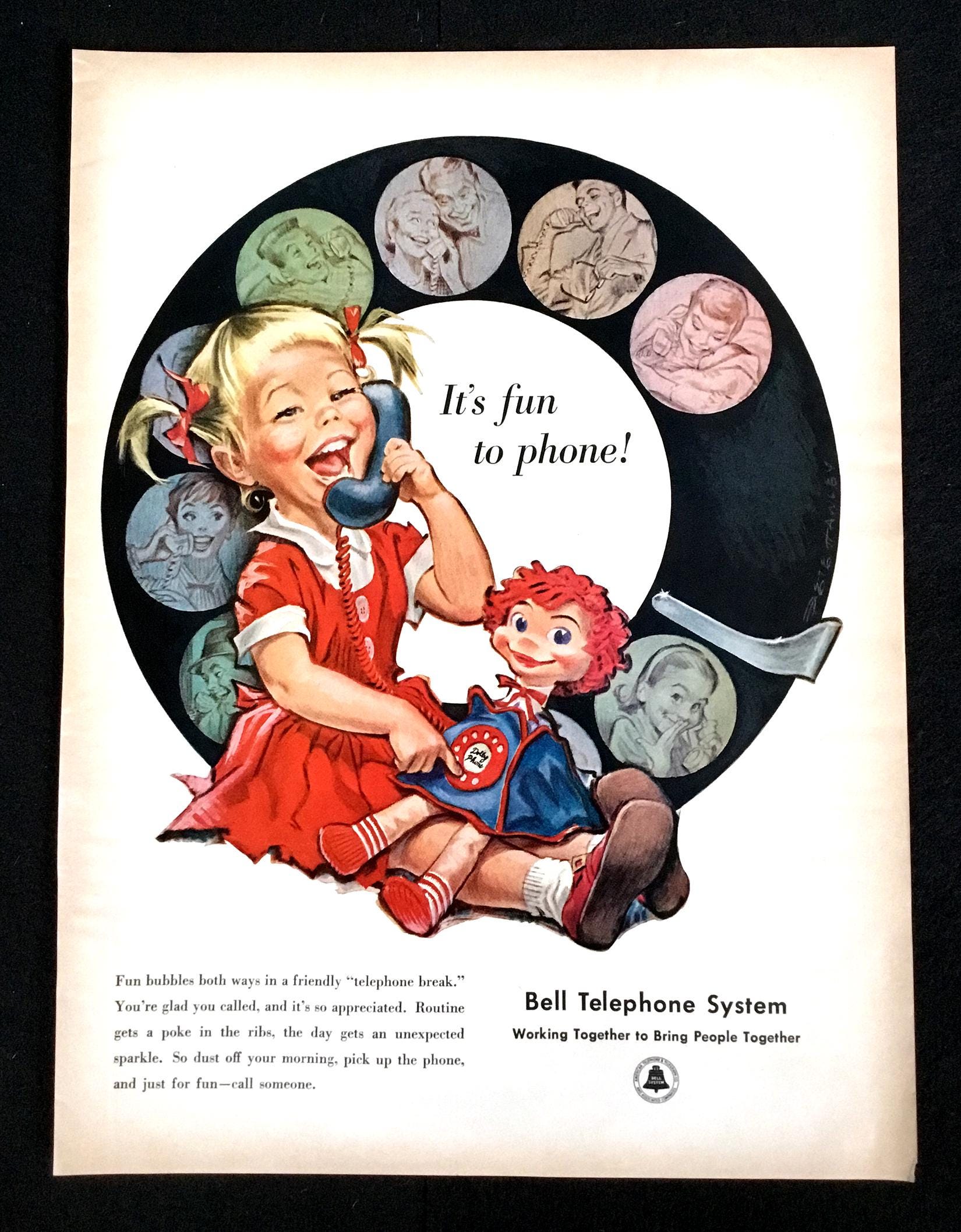 1958 Bell Telephone Ad, 
