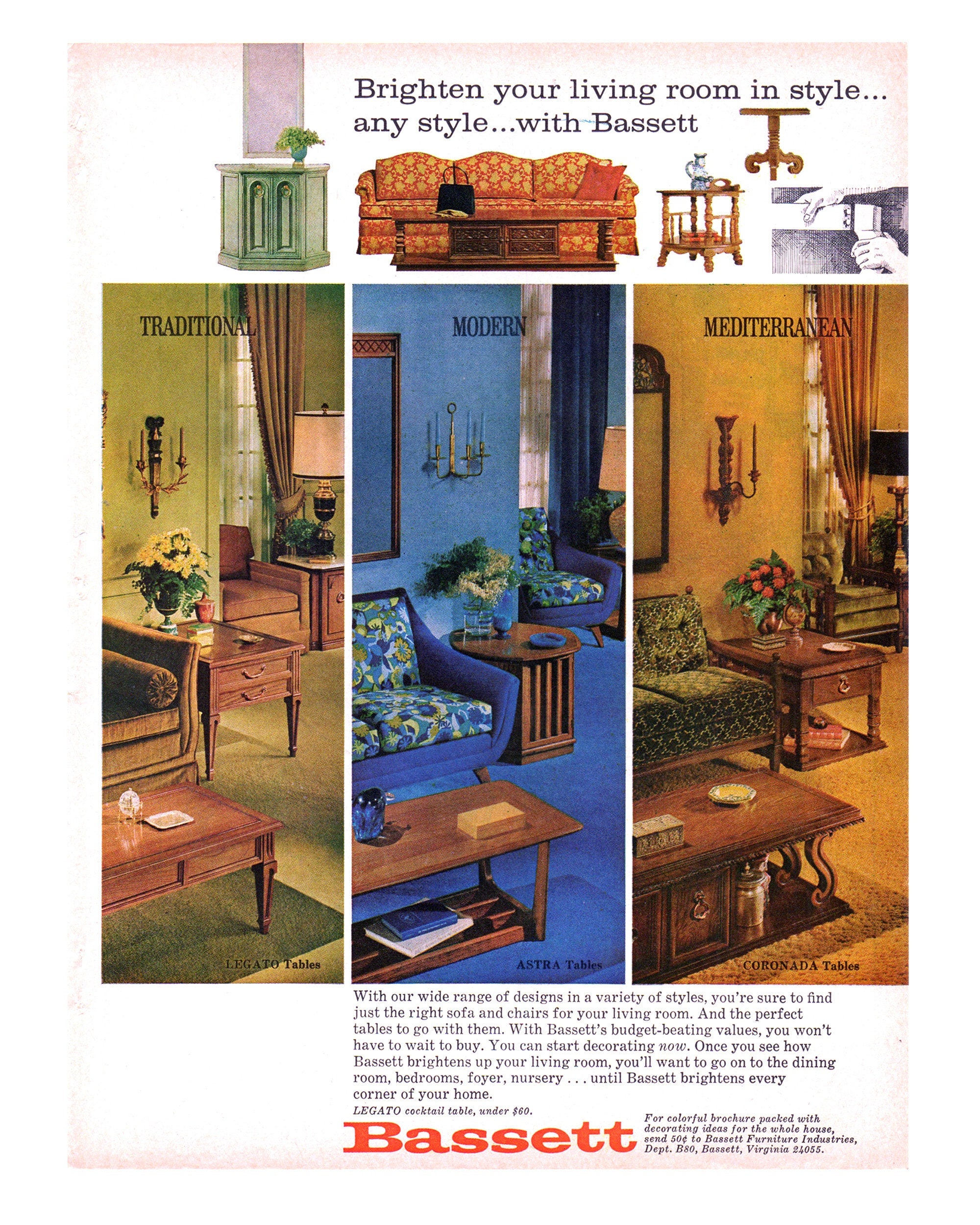 1960s furniture style deals