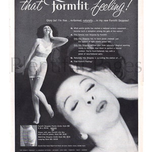 1960 Warners Tomorrow Bra Vintage Advertisement Bathroom Wall Art Bedroom  Decor Original Magazine Print Ad Womens Fashion Pin Up Unique Art