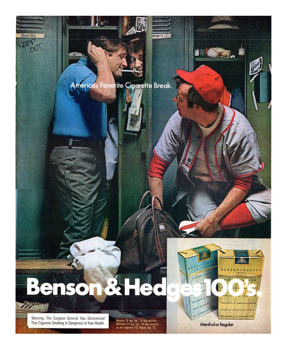 Vintage Benson & Hedges Advertising Wood Cigarette Box With Stamp | #3860201326 Australia