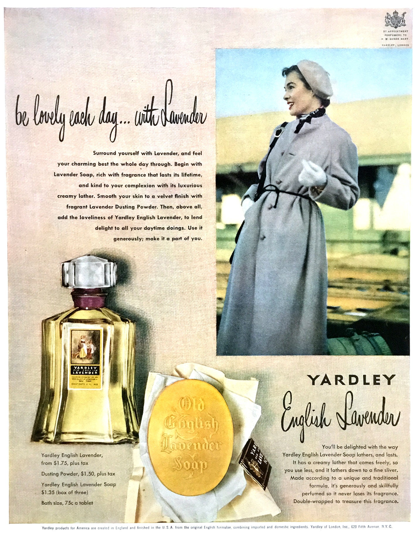 LANVIN ランバン 1949年 香水 Guillaume Gillet イラスト