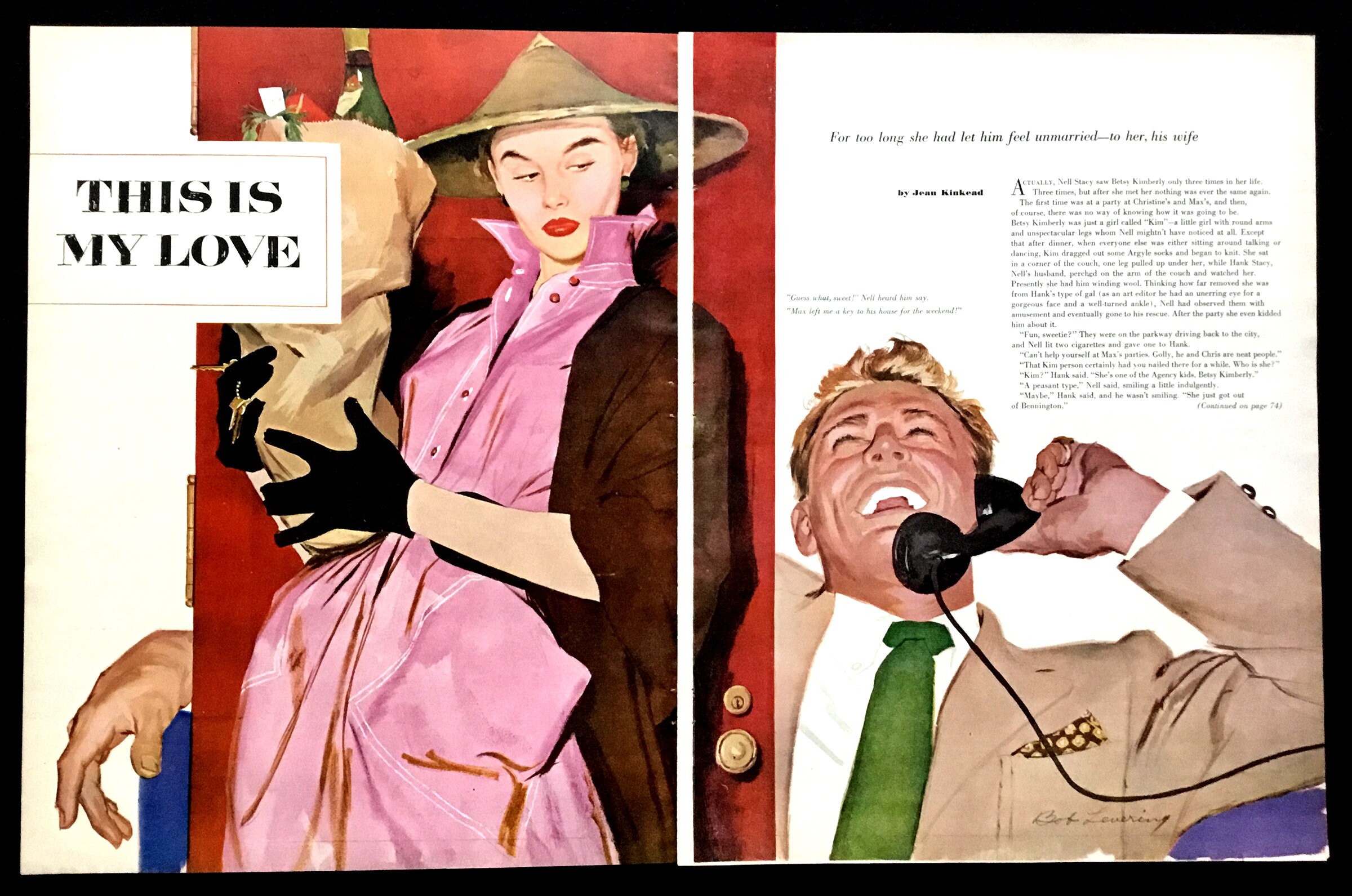 Lifestyle Illustration of the 50s」