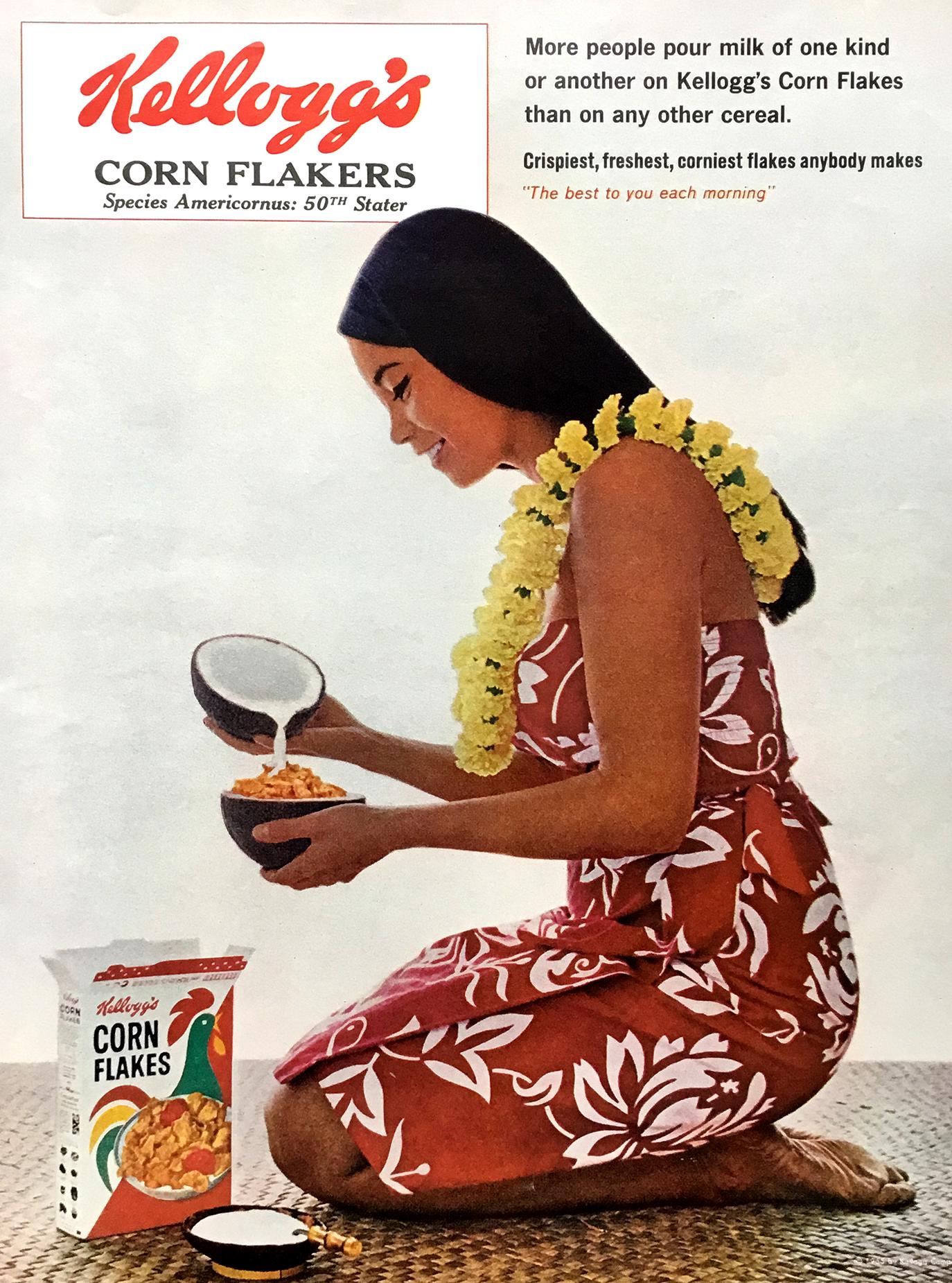 1965 Kellogg's Corn Flakes Ad, Vintage Magazine Print - Etsy